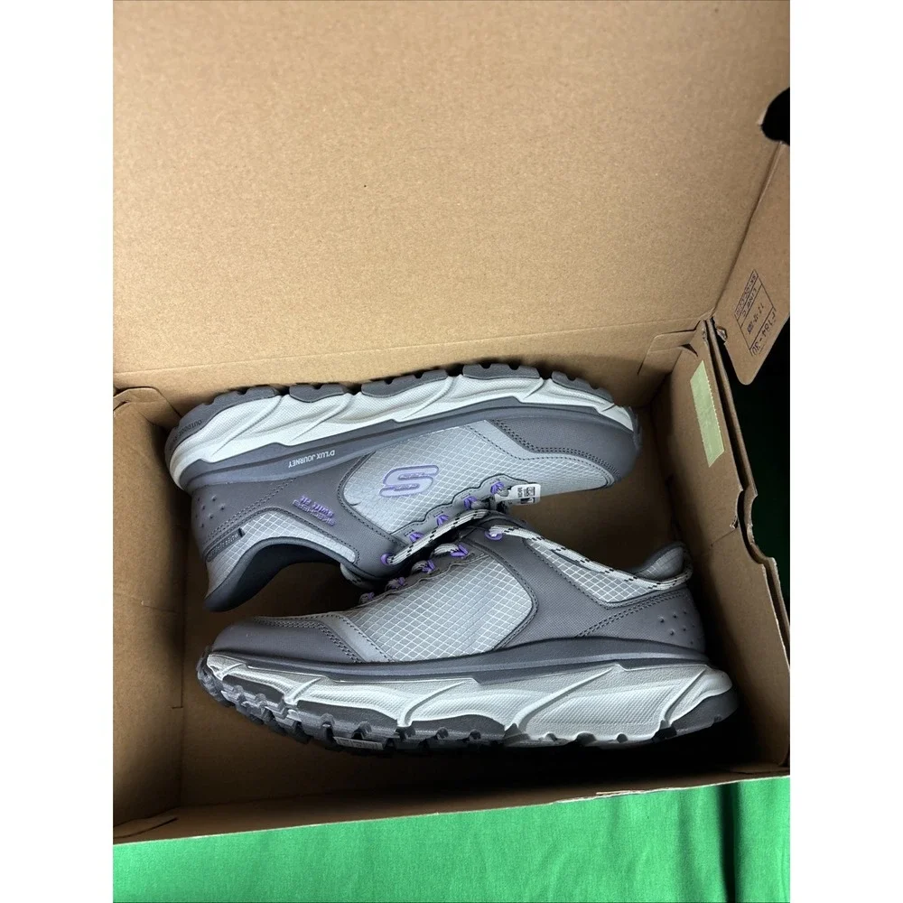 Skechers Womens Swift Fit D Lux Journey Hiker Sneaker 7.5 Grey